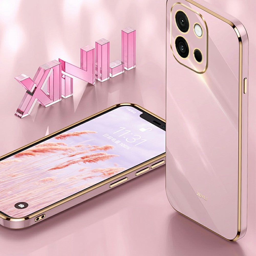 XINLI For OnePlus 13T 5G Case TPU Phone Cover with Electroplating Frame