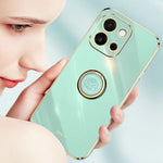 XINLI For OnePlus 13T 5G Case Ring Kickstand Electroplating TPU Phone Cover