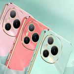XINLI For Honor Power 5G Case TPU Phone Cover with Electroplating Frame