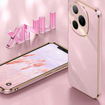 XINLI For Honor Power 5G Case TPU Phone Cover with Electroplating Frame