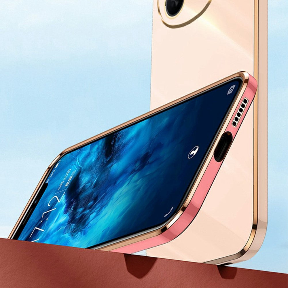 XINLI For Honor Power 5G Case TPU Phone Cover with Electroplating Frame
