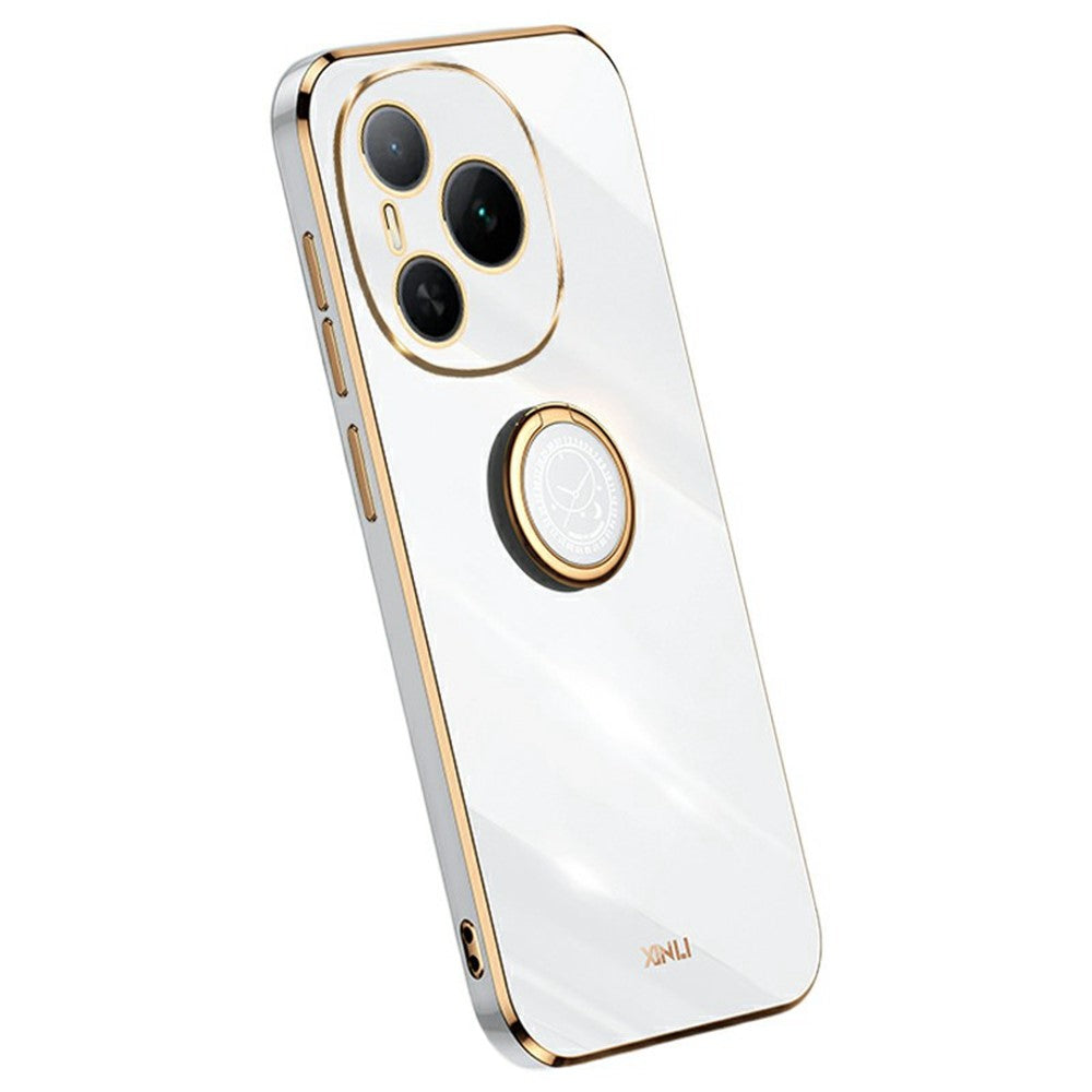 XINLI For Honor Power 5G Etui Ring Støtteben Galvanisering TPU Telefoncover