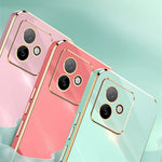 XINLI For Honor X60 GT 5G Case TPU Phone Cover with Electroplating Frame