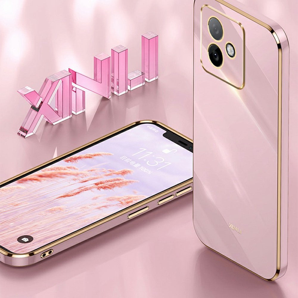 XINLI For Honor X60 GT 5G Case TPU Phone Cover with Electroplating Frame