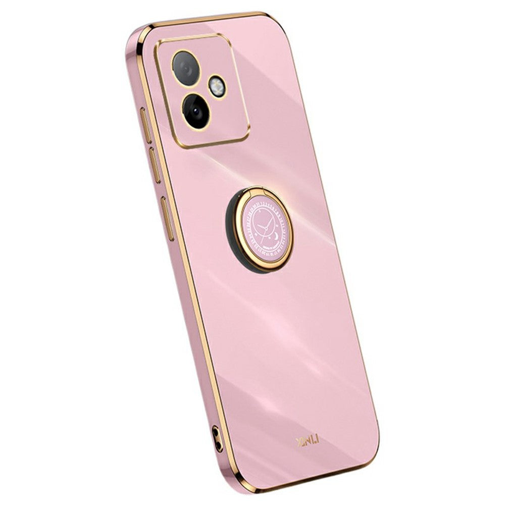 XINLI For Honor X60 GT 5G Case Ring Kickstand Electroplating TPU Phone Cover