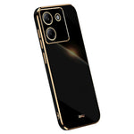 XINLI For Xiaomi Poco M7 Pro 5G Case TPU Phone Cover with Electroplating Frame
