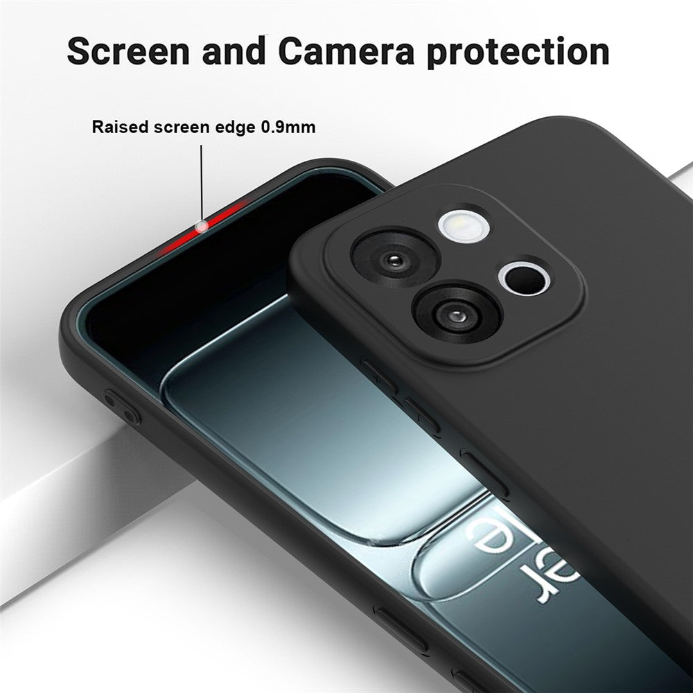 OnePlus 13s 5G / OnePlus 13T 5G flytande silikonskal mobilbaksida med handrem