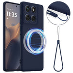 Motorola Edge 60s 5G / Motorola Edge 60 Fusion 5G / Motorola Edge 60 5G magnetiskt skal fallskyddande flytande silikonmobilskal