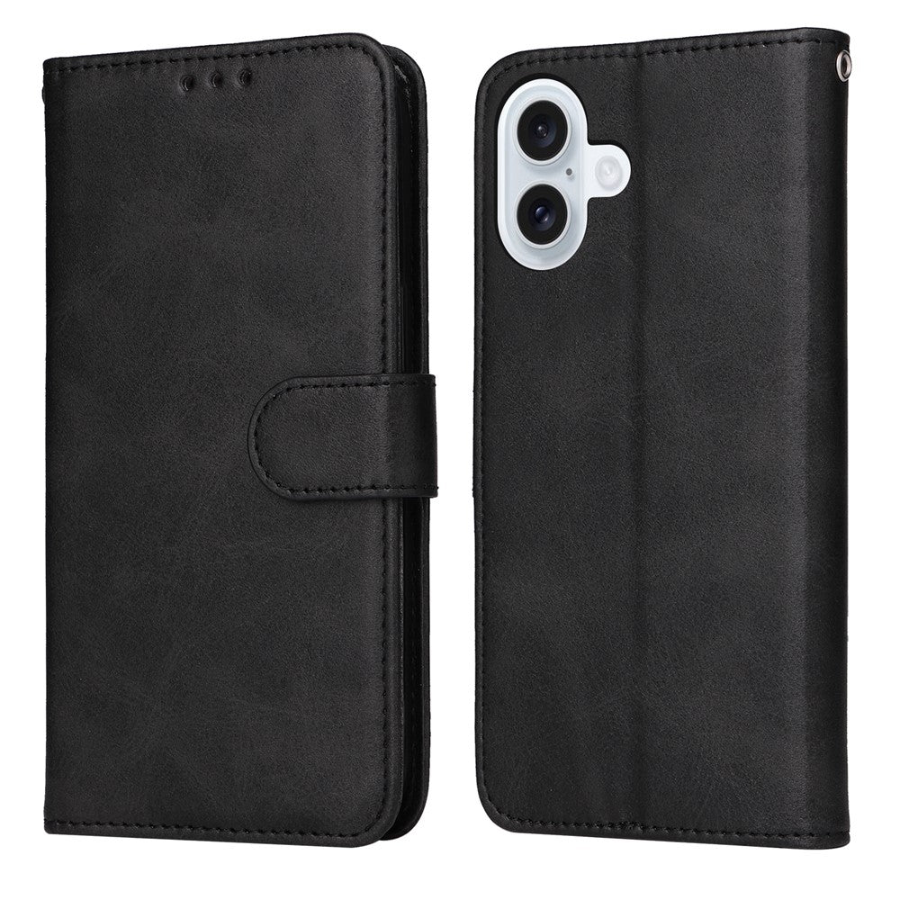Til iPhone 17 Etui Pung PU Læder Folio Flip Telefon Cover