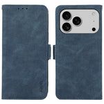 ABEEL For iPhone 18 Pro / 17 Pro Case PU Leather Folio Stand View RFID Blocking Phone Cover