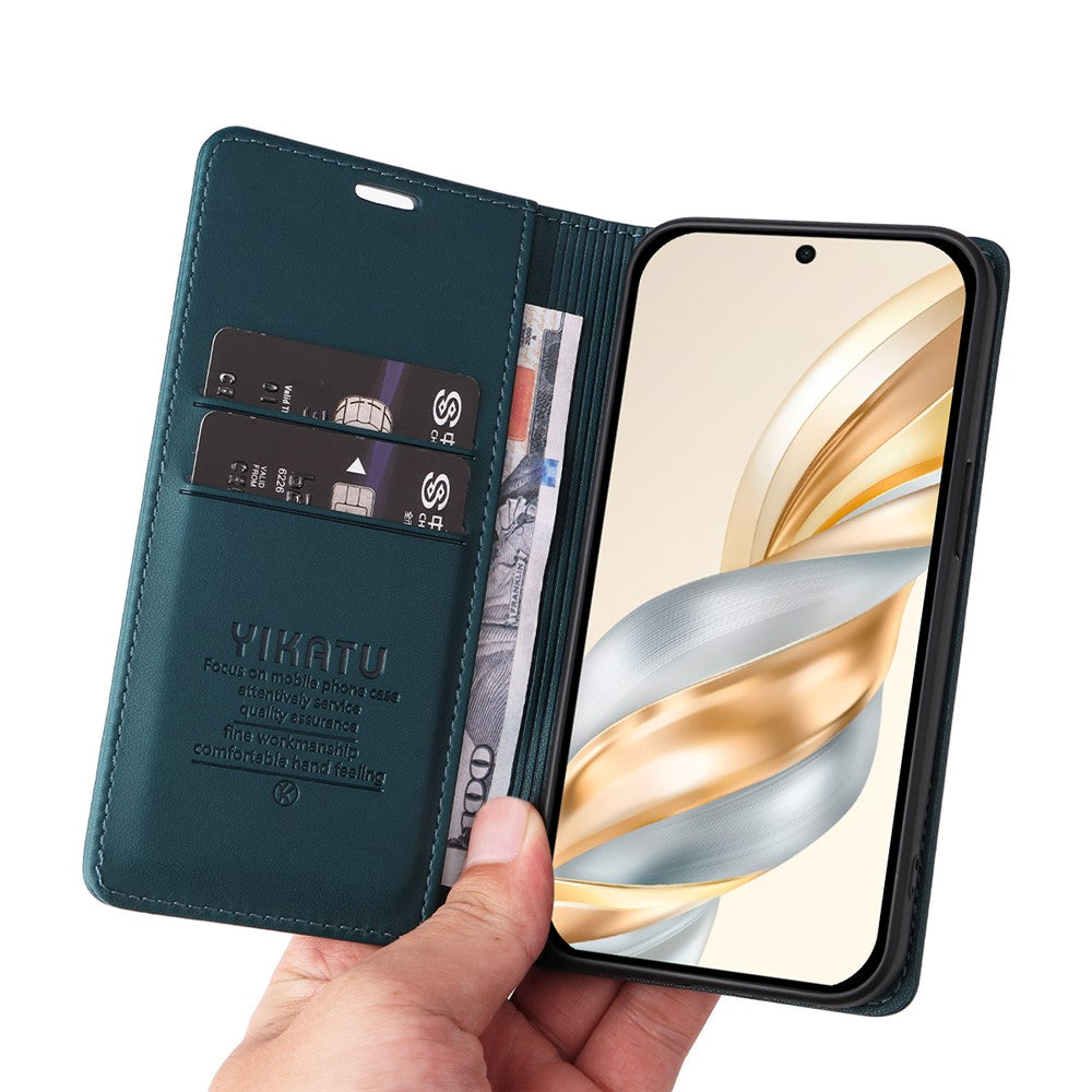 YIKATU For Honor X9c Smart 5G / Honor X60 5G Phone Cases  Magnetic Closure PU Leather Mobile Cover