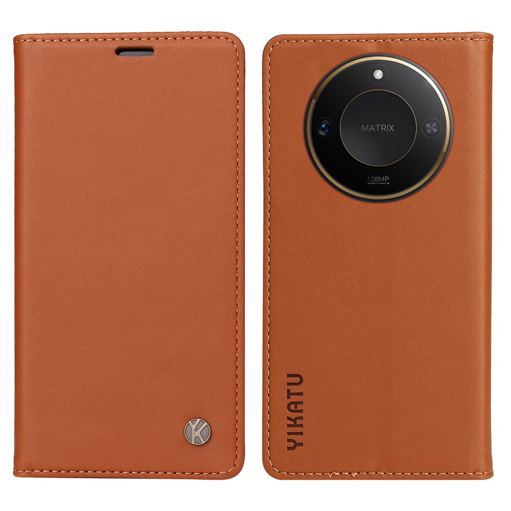 YIKATU For Honor X9c Smart 5G / Honor X60 5G Phone Cases  Magnetic Closure PU Leather Mobile Cover