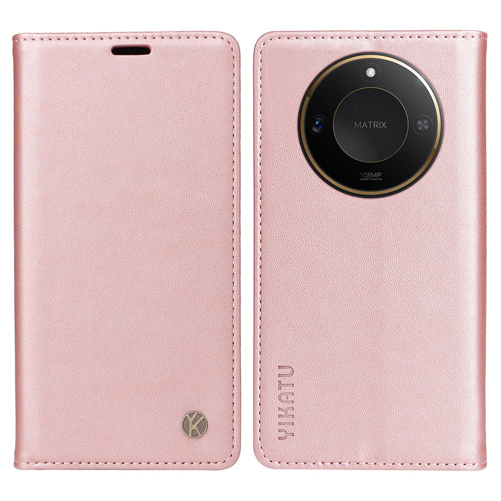 YIKATU For Honor X9c Smart 5G / Honor X60 5G Phone Cases  Magnetic Closure PU Leather Mobile Cover