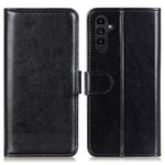 Samsung Galaxy A14 5G / A14 4G PU-läder, magnetiskt spänne, mobilmobilskal, reptåligt, Crazy Horse-textur, stativ, plånboksfodral