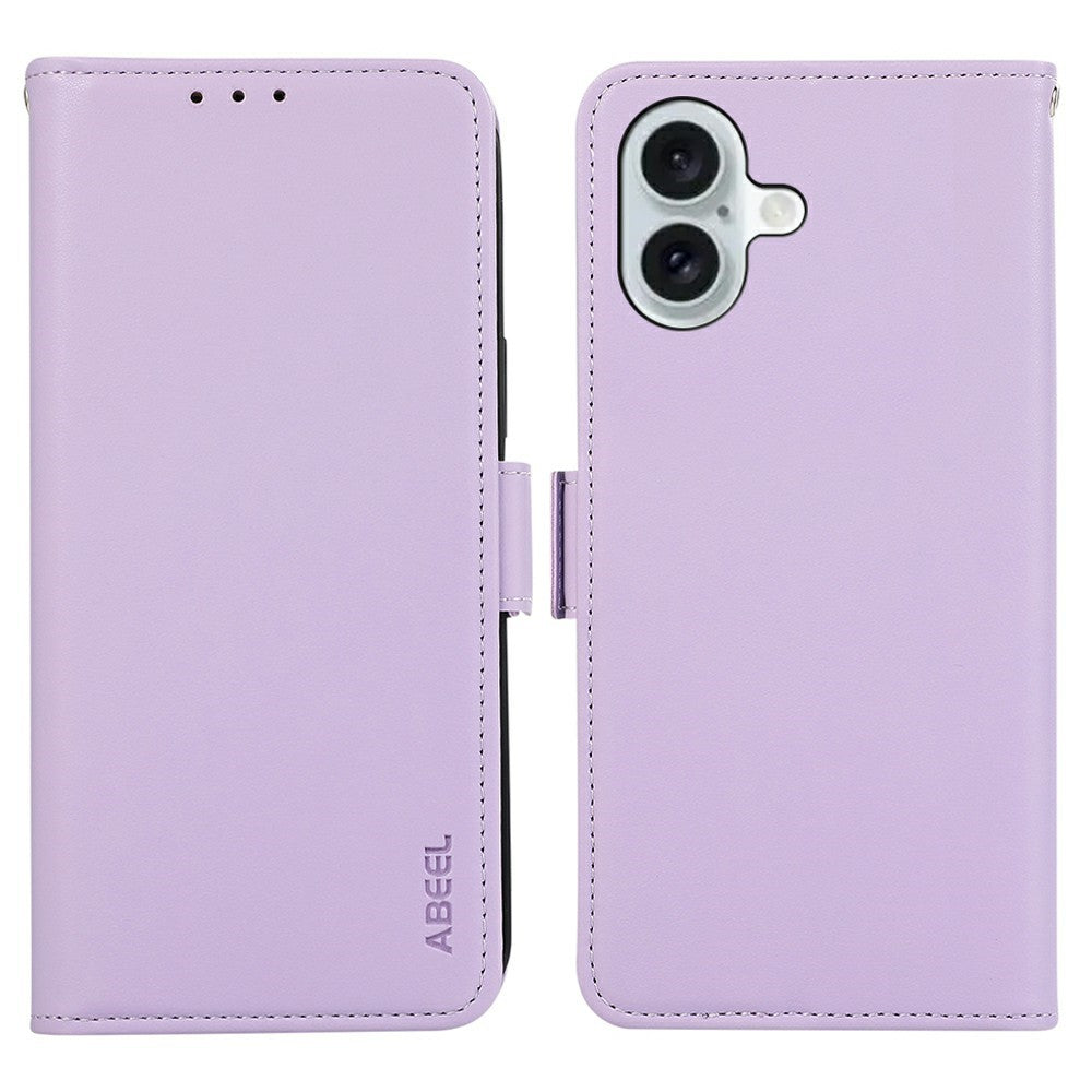 ABEEL For iPhone 17 Case Leather Phone Cover with RFID Blocking Wallet