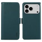 ABEEL For iPhone 18 Pro / 17 Pro Case Leather Phone Cover with RFID Blocking Wallet