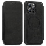 For iPhone 14 Pro Max Case Compatible with MagSafe RFID Blocking Card Holder Leather Phone Cover