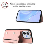 For Honor X70i / Honor 400 Lite 5G Case Card Holder Kickstand Skin-Touch Phone Cover with Wrist Strap