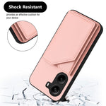 For Xiaomi Poco X7 Pro 5G Case Card Holder Kickstand Skin-Touch Phone Cover with Wrist Strap