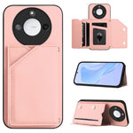 For Honor X60 5G / Honor X9c Smart 5G Case Card Holder Kickstand Skin-Touch Phone Cover with Wrist Strap