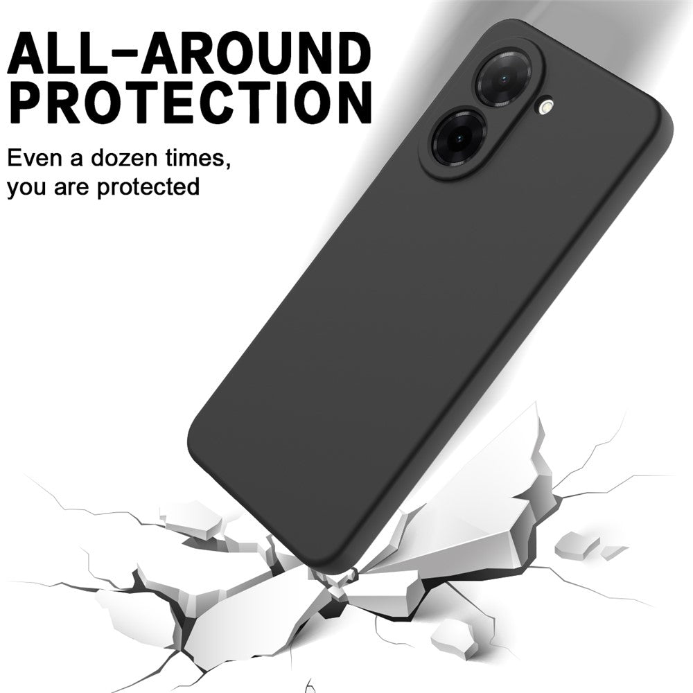 For Xiaomi Redmi A5 NFC (EU) (173.45mm) Liquid Silicone Case Phone Back Cover with Hand Strap