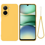 For Xiaomi Redmi A5 NFC (EU) (173.45mm) Liquid Silicone Case Phone Back Cover with Hand Strap