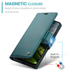 CASEME For Xiaomi Redmi Note 13 Pro 4G Case  023 Series RFID Blocking Leather Wallet Stand Phone Cover