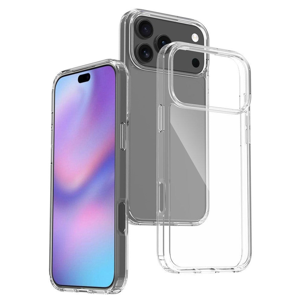 Til iPhone 17 Pro Max Klar Cover TPU + Akryl Stødsikkert Telefoncover