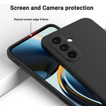 For Samsung Galaxy F56 5G  /  M56 5G Liquid Silicone Case Phone Back Cover with Hand Strap