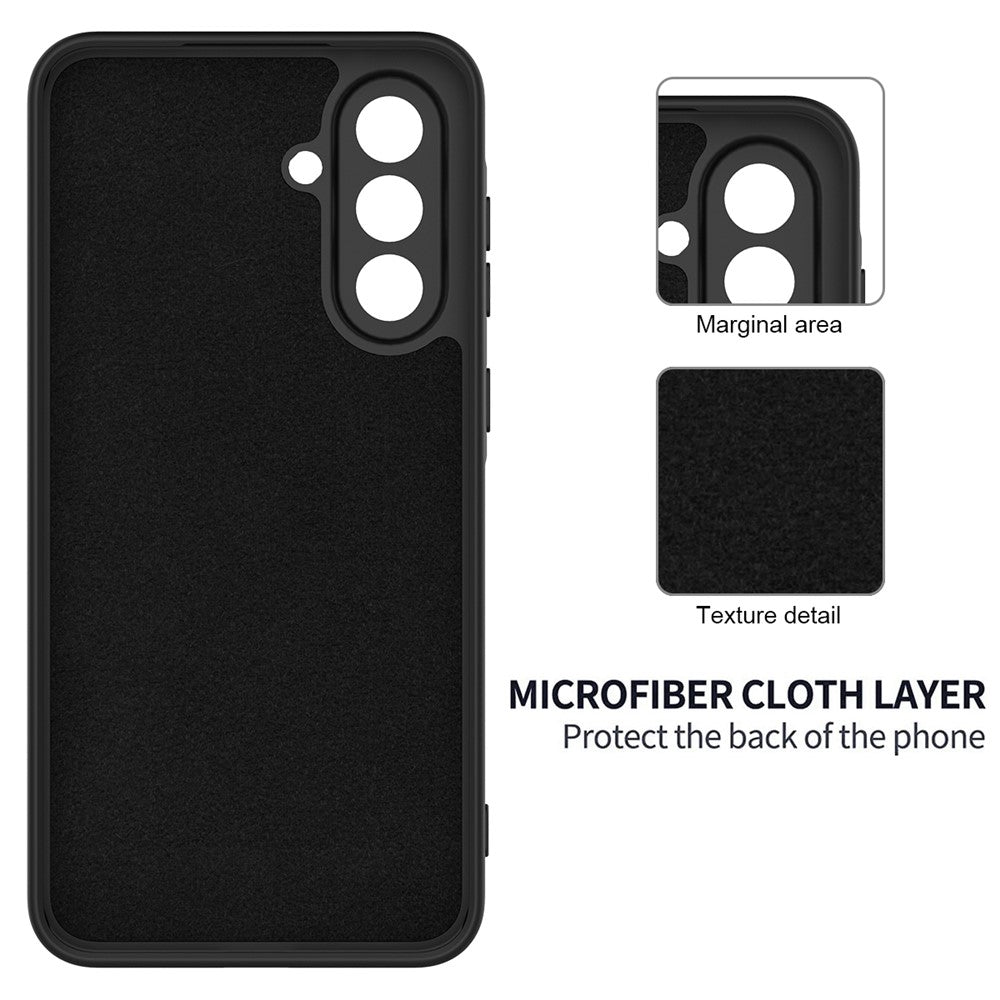 For Samsung Galaxy F56 5G  /  M56 5G Liquid Silicone Case Phone Back Cover with Hand Strap