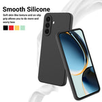 For Samsung Galaxy F56 5G  /  M56 5G Liquid Silicone Case Phone Back Cover with Hand Strap