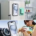 Magnetisk Cover til iPhone 15 TPU + PU-læder Bagcover til telefon med aftagelig kortholder