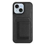 Magnetisk Cover til iPhone 15 TPU + PU-læder Bagcover til telefon med aftagelig kortholder