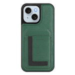 Magnetisk Cover til iPhone 15 TPU + PU-læder Bagcover til telefon med aftagelig kortholder