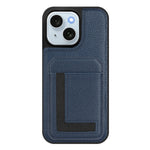 Magnetisk Cover til iPhone 15 TPU + PU-læder Bagcover til telefon med aftagelig kortholder