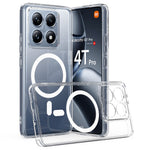 Xiaomi 14T Pro Genomskinligt Magnetiskt mobilskal TPU + Akryl Bakstycke