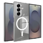 For Samsung Galaxy Z Fold7 5G Clear Phone Case Magnetic Case TPU+Acrylic Back Cover