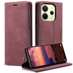 CASEME For Xiaomi Redmi Note 14 4G (164.84mm) Wallet Case  013 Series PU Leather Phone Cover Stand