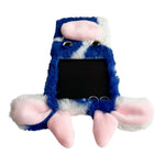 For Samsung Galaxy Z Flip7 5G Case Plush Cow Hard PC Protective Phone Cover