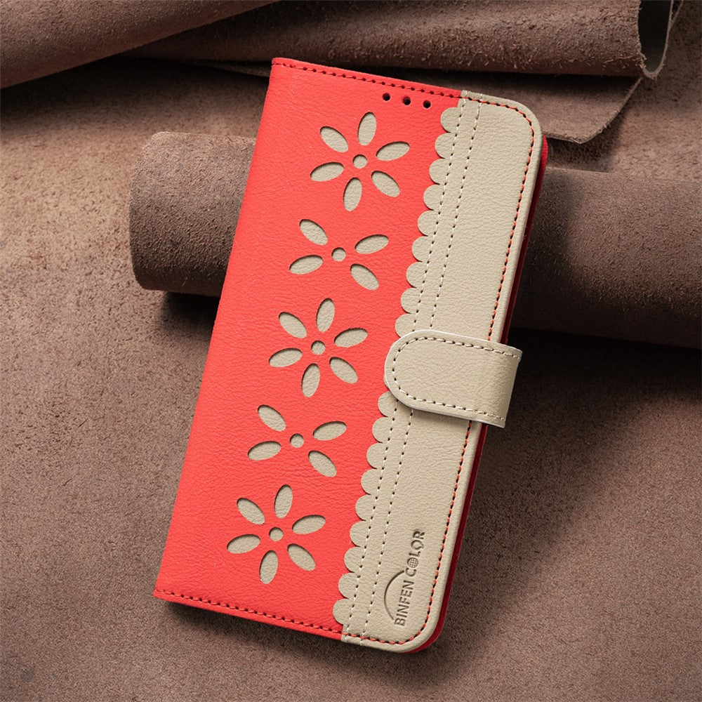 BINFEN COLOR For Samsung Galaxy A53 5G Leather Case BF36 Floral Pattern Phone Cover RFID Blocking Wallet Stand