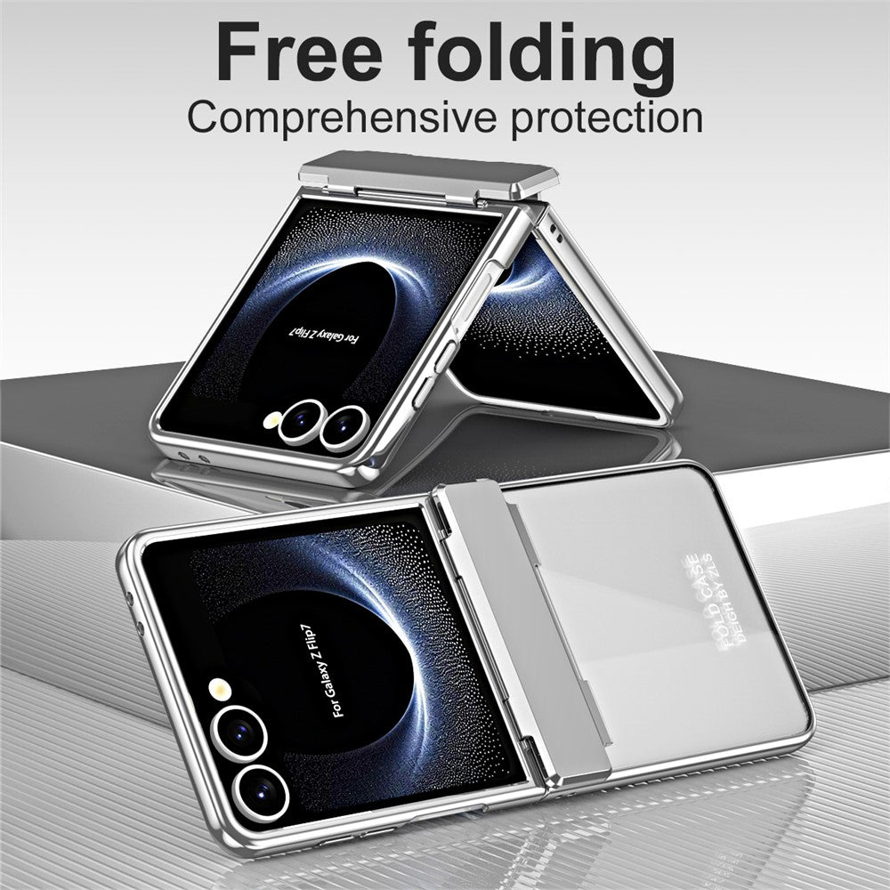 Til Samsung Galaxy Z Flip7 5G Cover Elektroplettering PC Folde Telefonetui