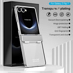 Til Samsung Galaxy Z Flip7 5G Cover Elektroplettering PC Folde Telefonetui