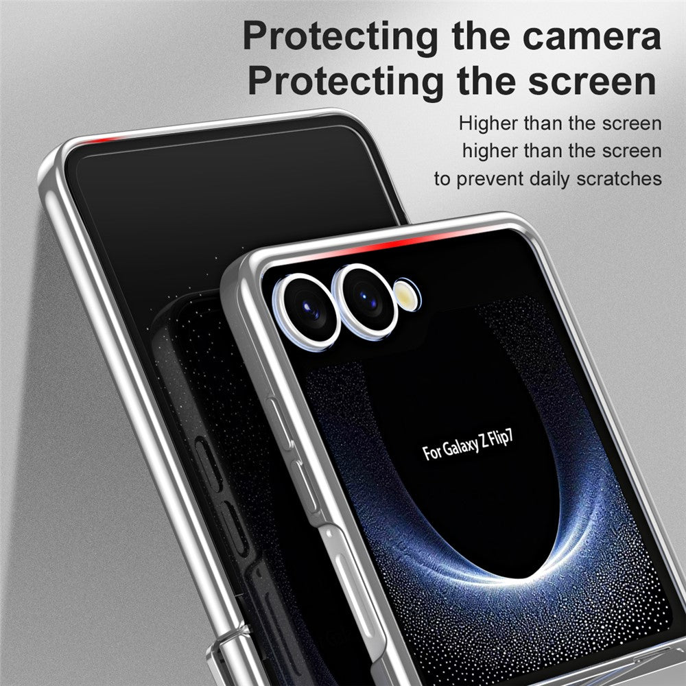 Til Samsung Galaxy Z Flip7 5G Cover Elektroplettering PC Folde Telefonetui