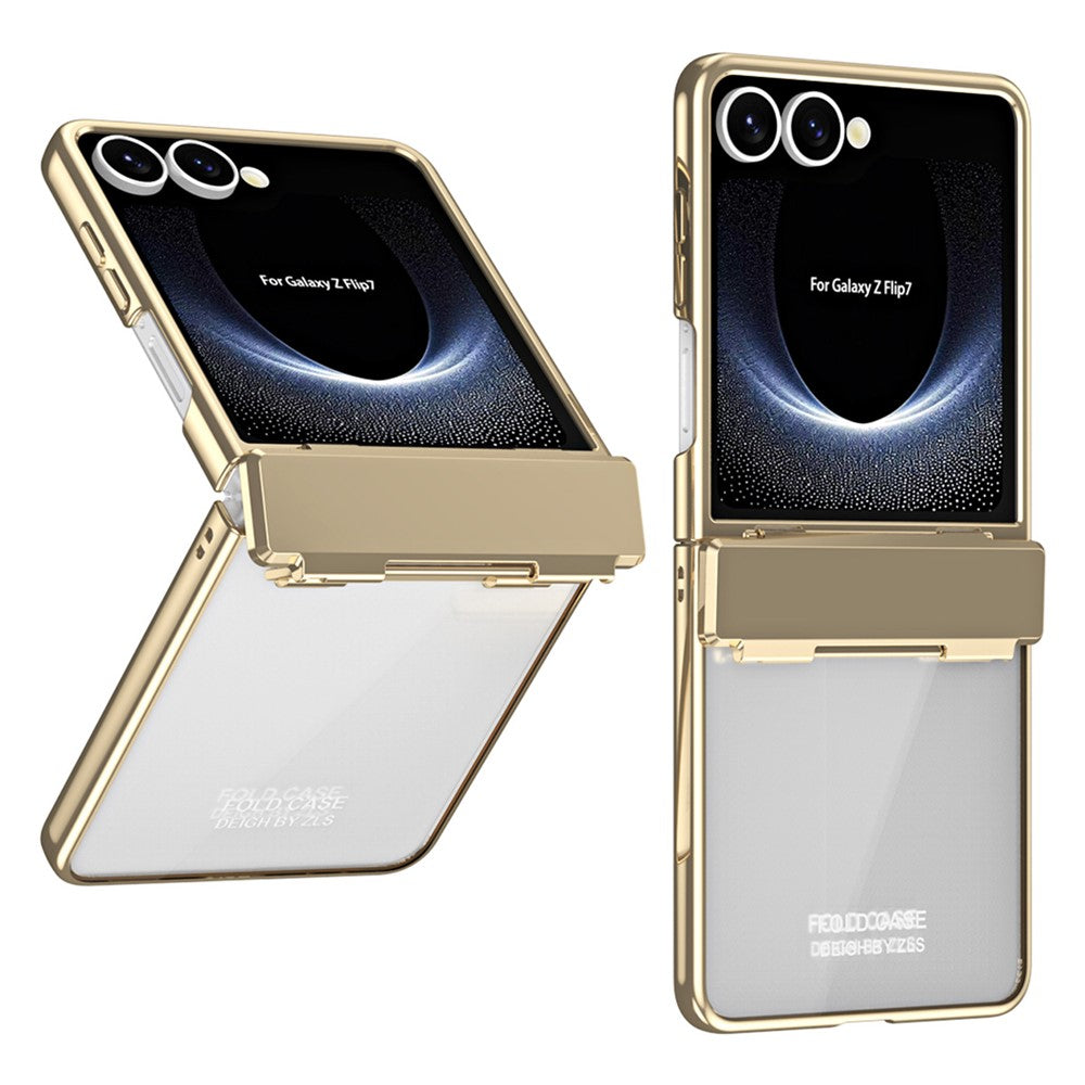 Til Samsung Galaxy Z Flip7 5G Cover Elektroplettering PC Folde Telefonetui