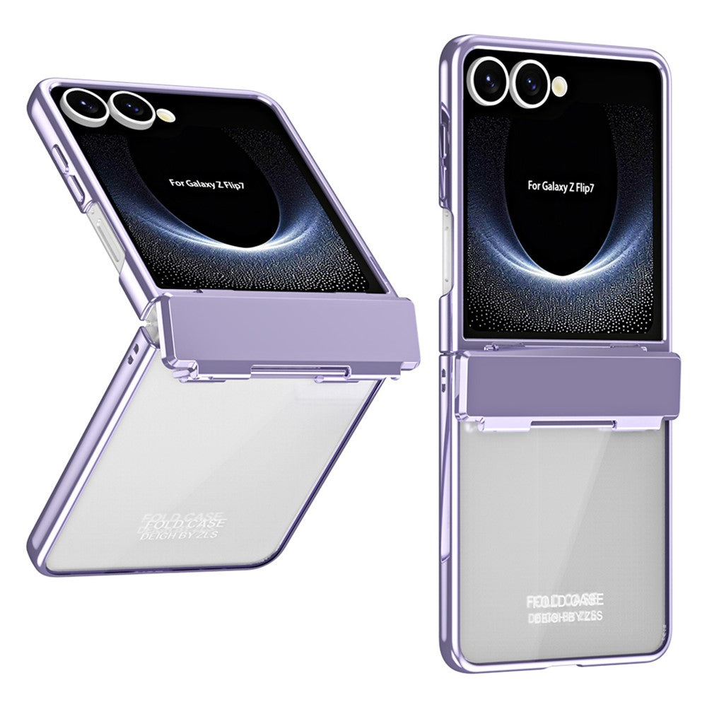 Til Samsung Galaxy Z Flip7 5G Cover Elektroplettering PC Folde Telefonetui