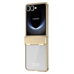 Til Samsung Galaxy Z Flip7 5G Cover Galvanisering PC Foldbart Telefoncover med Skærmbeskytter