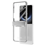 Til Samsung Galaxy Z Flip7 5G Cover Galvanisering PC Foldbart Telefoncover med Skærmbeskytter