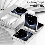 Til Samsung Galaxy Z Flip7 5G etui elektroplettering hårdt PC beskyttende telefoncover