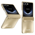 Til Samsung Galaxy Z Flip7 5G etui elektroplettering hårdt PC beskyttende telefoncover