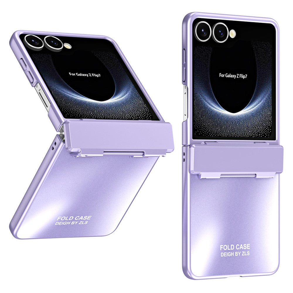 Til Samsung Galaxy Z Flip7 5G etui elektroplettering hårdt PC beskyttende telefoncover